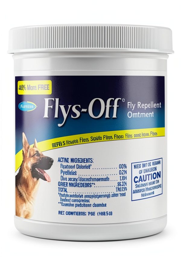 Farnam Flys Off Fly Repellent Ointment 7 oz for Horses & Dogs-0
