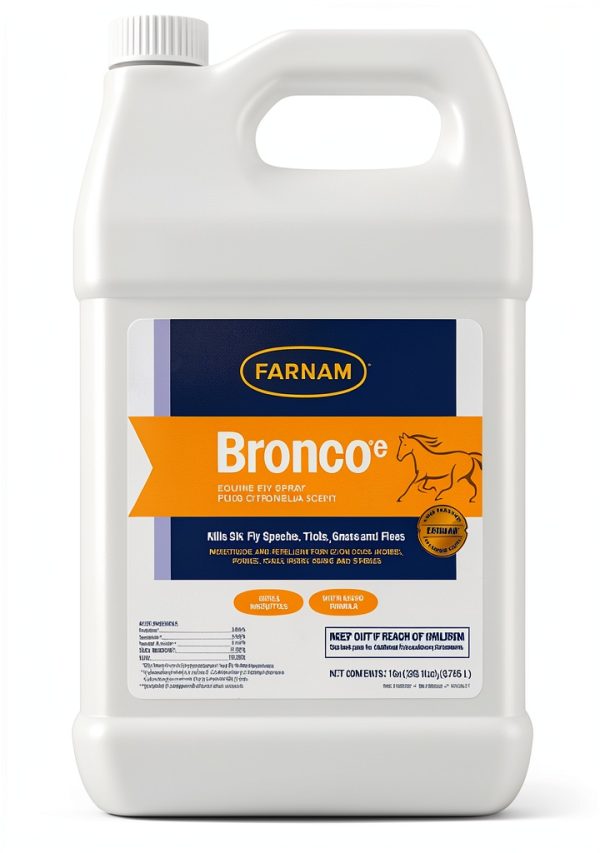 Farnam Broncoe Fly Spray Plus Citronella 128 oz Insecticide-0